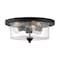 Nuvo Fixture, Flush, 3-Light, Incandescent, 60W, 120V, A19, Medium Base, Height: 6.75 60/7291 - alternate 3